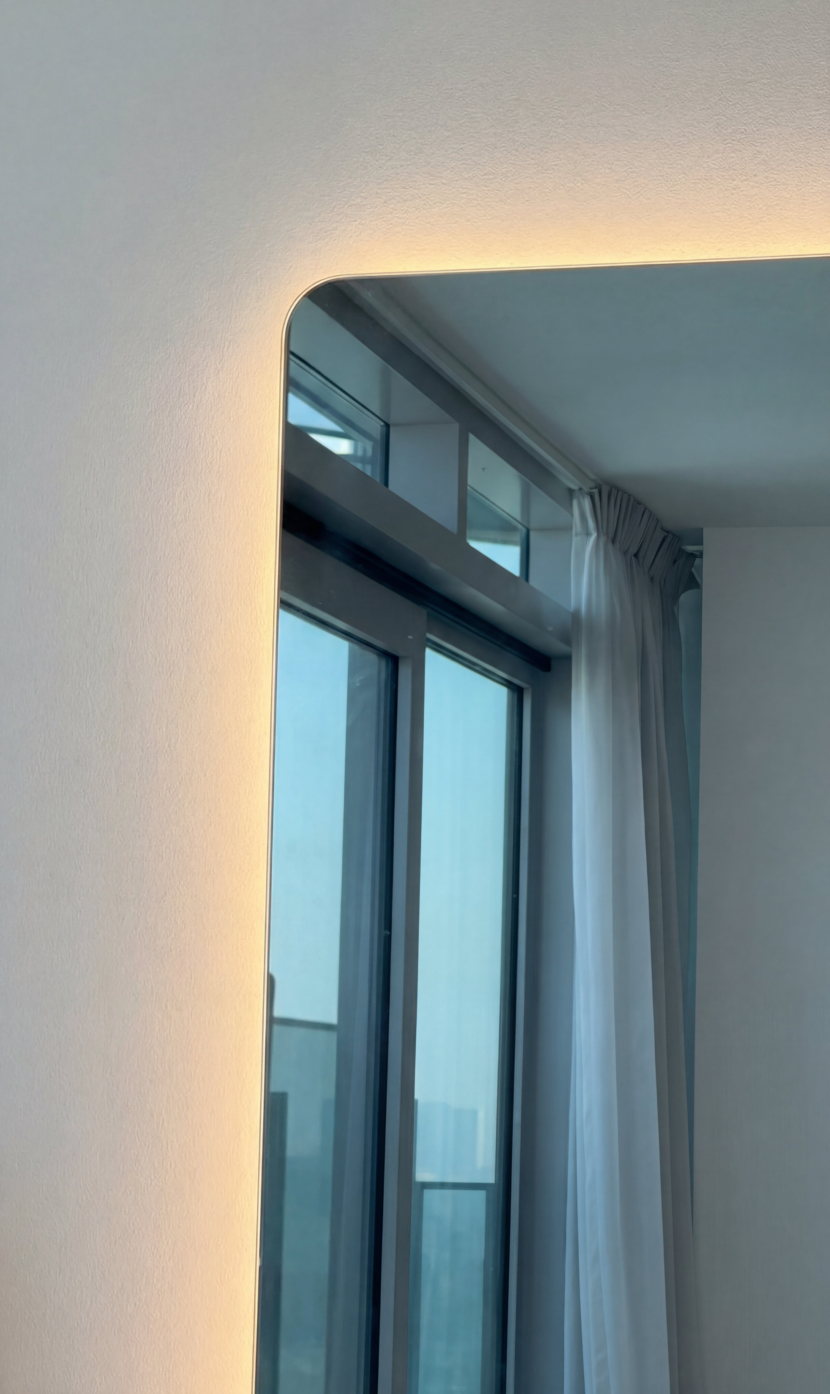 Amara Backlit Frameless Full Length Mirror