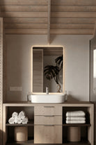 Amara Frameless Rounded Corners LED Wall Mirror (3 Sizes)