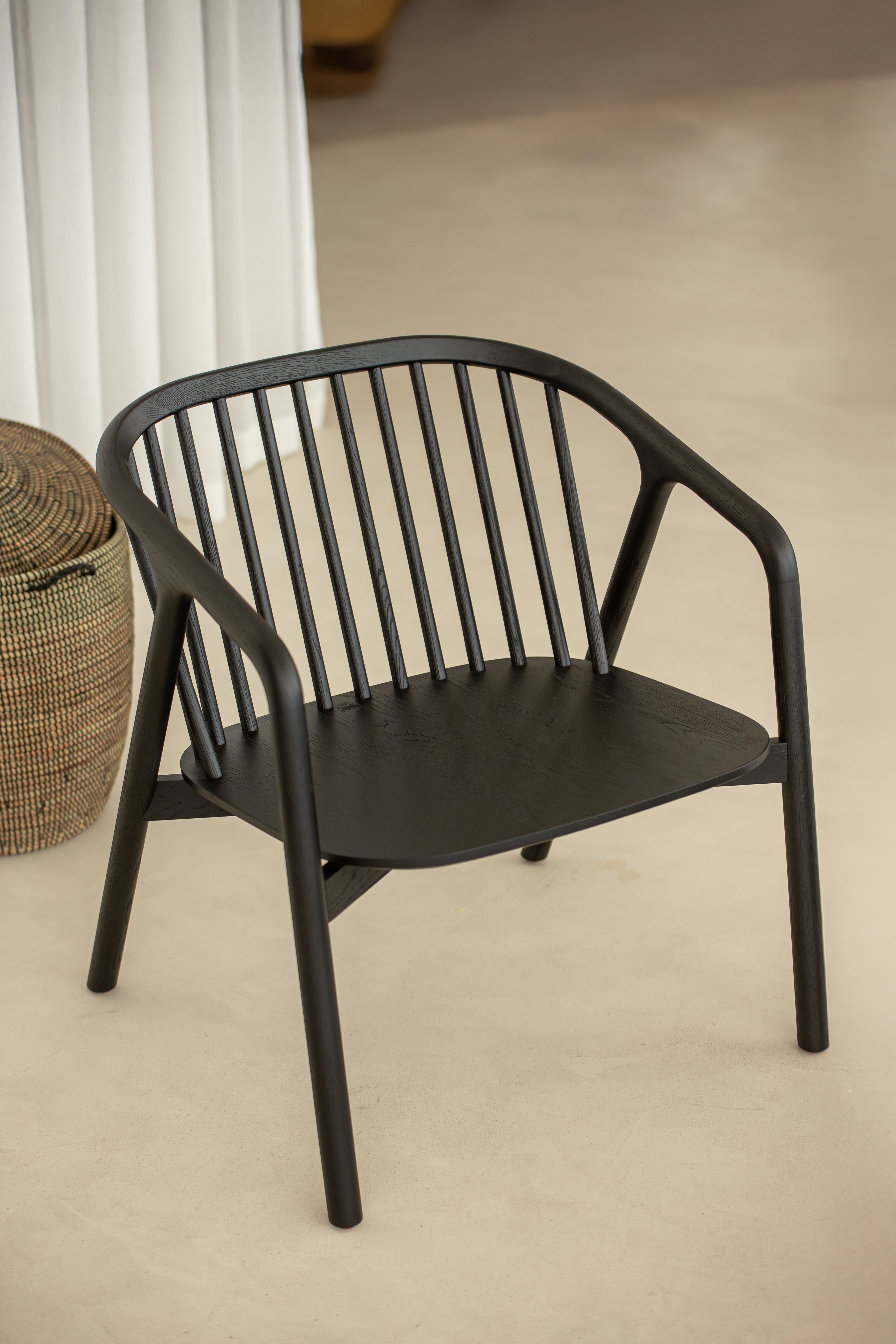 Ansel Wooden Lounge Chair