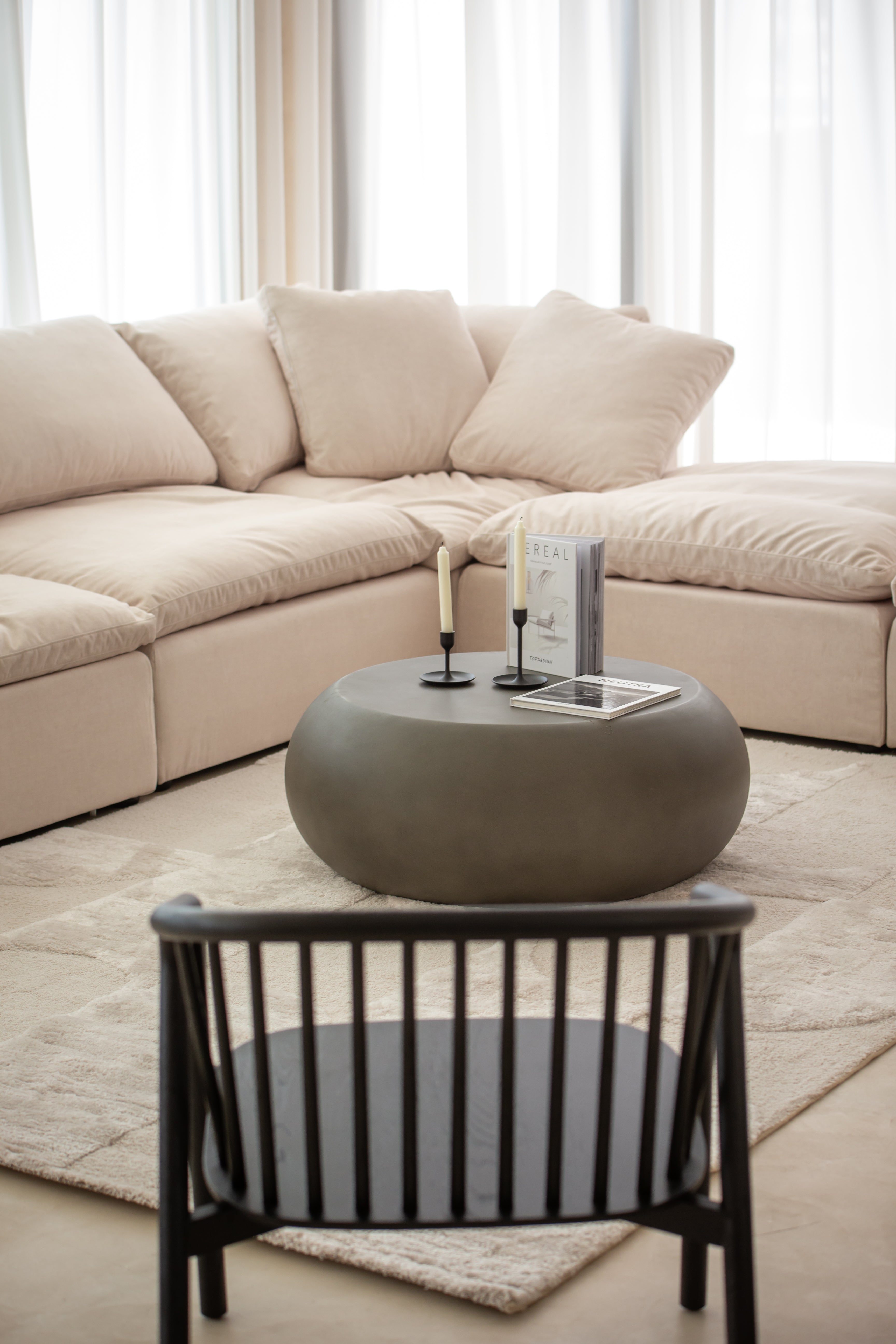 Ansel Wooden Lounge Chair