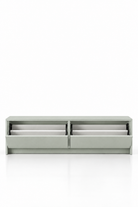 Arqen Pistachio Green Microconcrete Shoe Cabinet