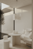 Arya Round Marble Dining Table