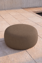 Avyren Brown Outdoor Ottoman