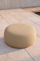 Avyren Sand Beige Outdoor Ottoman