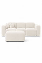 Aysun Ivory Modular Sofa with Ottoman