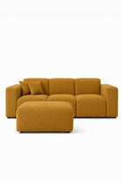 Aysun Mustard Modular Sofa with Ottoman