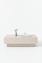 Azalea Light Beige Microconcrete Coffee Table
