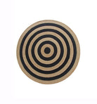 Cosmic Centerpiece - Bullseye Braided Jute Round Rug (200 CM)