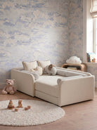 Bavo Kids' White Upholstered Toddler Bed