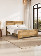 Aanya Solid Wood Bed Homekode 