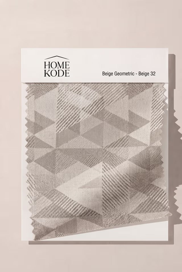 Beige Geometric - Beige 32