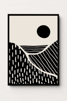 Black Geometric Abstract Wall Art III