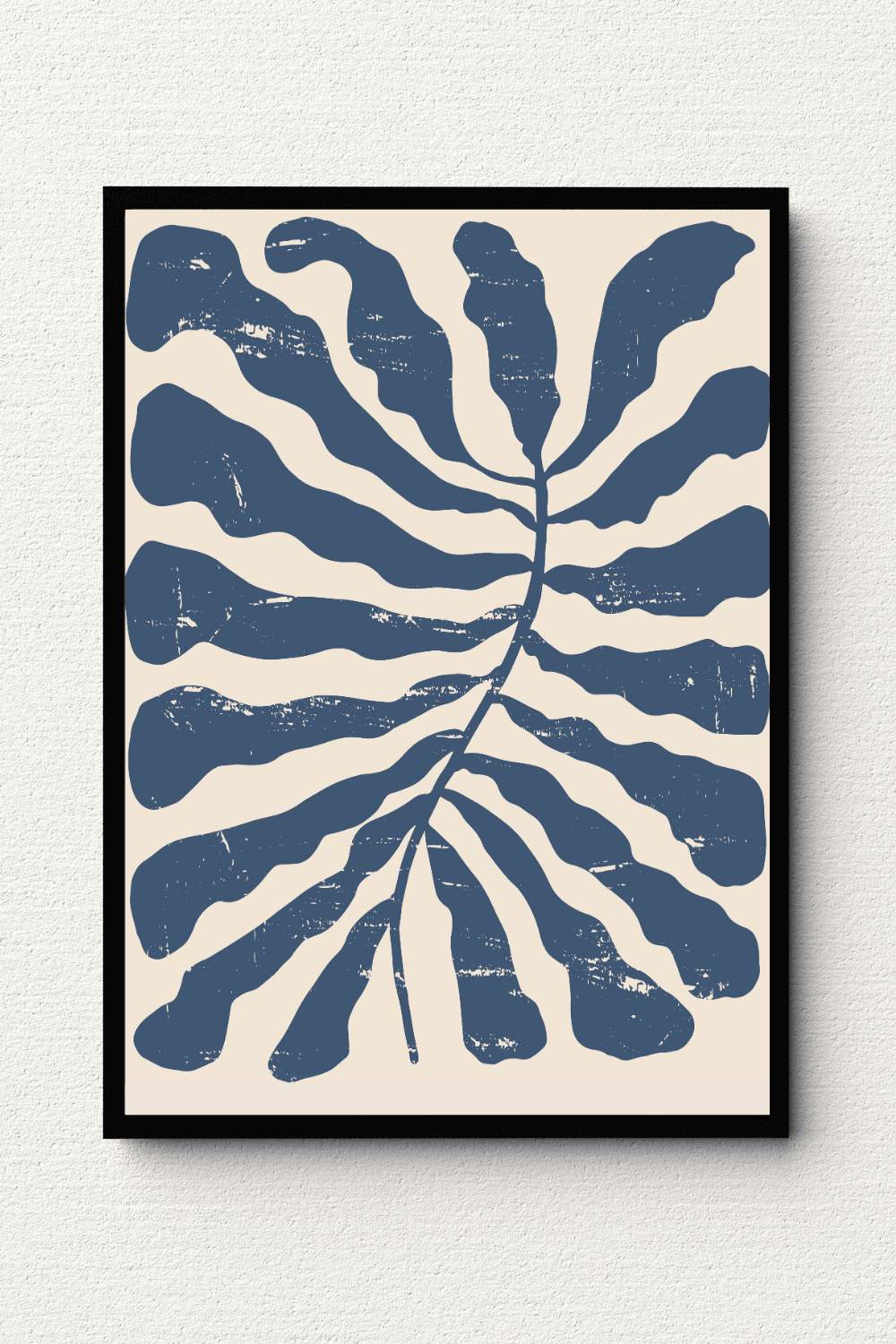 Blue Algae Matisse Abstract Wall Art