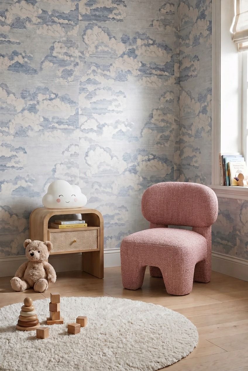 Bobo Kids Mink Blush Lounge Chair
