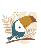 Botanical Bird Haven Wall Art