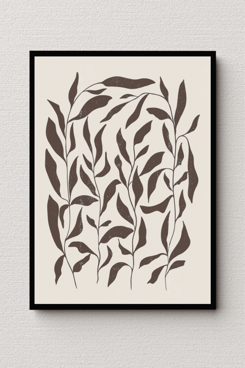 Earthly Foliage Wall Art W02 