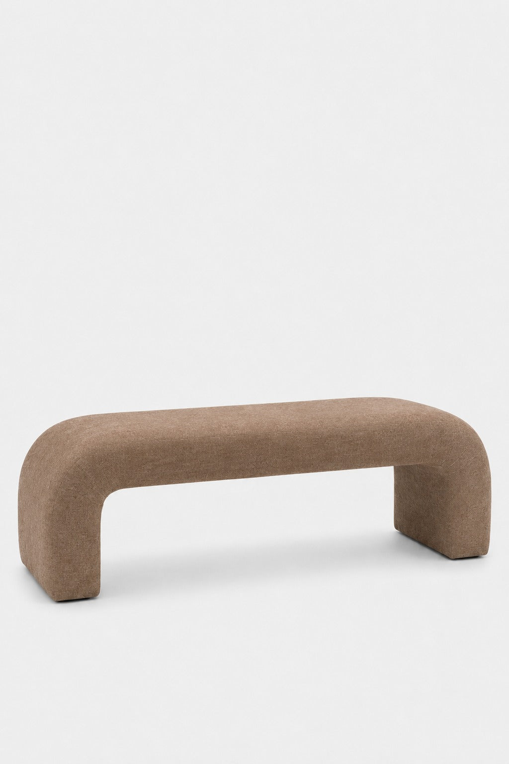 Bram Light Brown Arch Bench