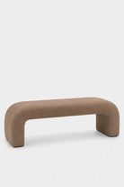 Bram Light Brown Arch Bench