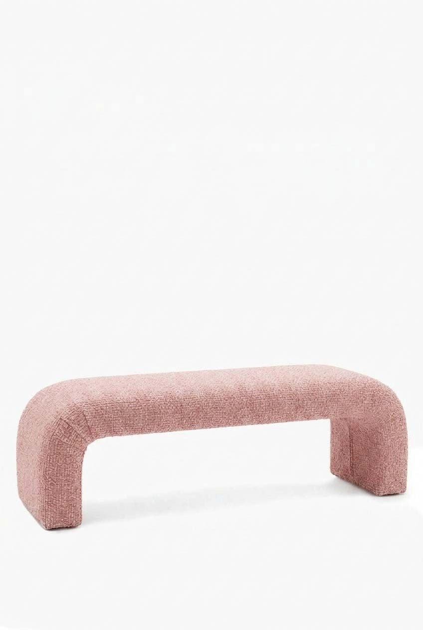 Bram Mink Blush Arch Bench