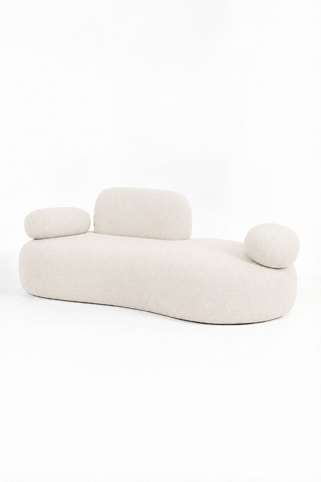 Branka Ivory 3 Seater Sofa