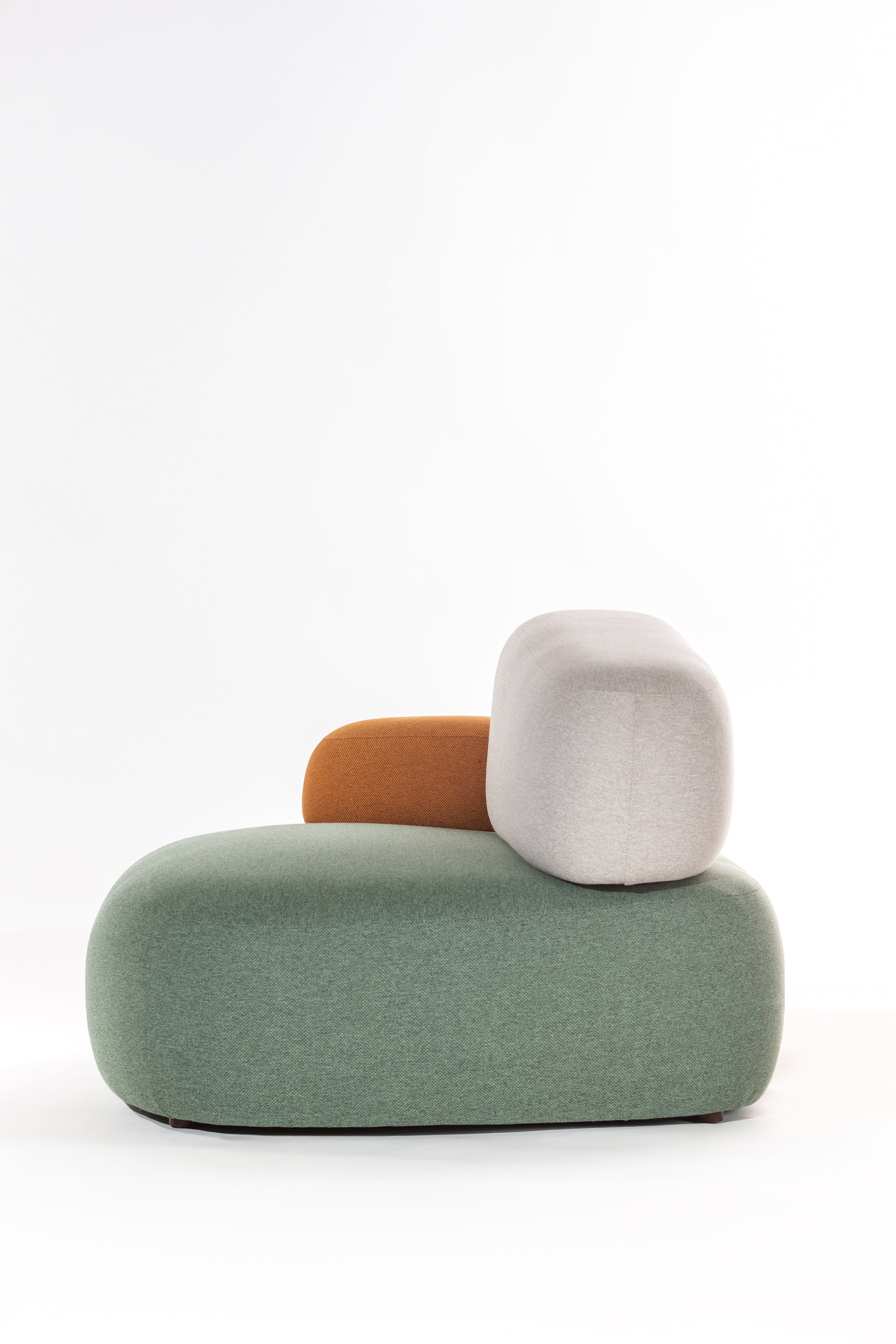 Branka Sage Ember Sofa Chair With Multicolor