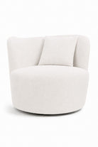 Bronte Ivory Swivel Sofa Chair