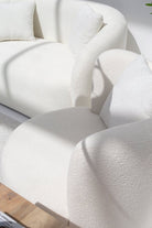 Bronte Off White Swivel Sofa Chair