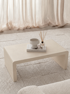 Camden Light Beige Microconcrete Coffee Table
