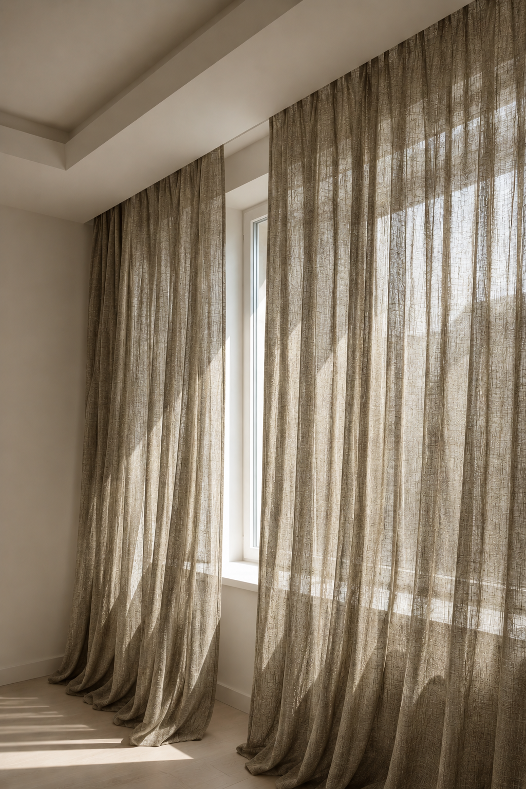 Clara Hessian - Light Filtering Curtain