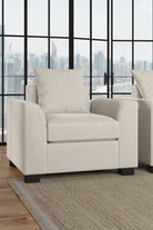 Clarissa Stone Ivory Sofa Chair