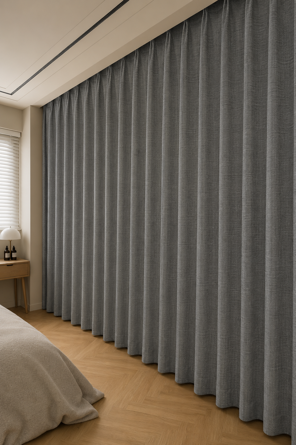 Curtis Graphite - Blackout Curtain