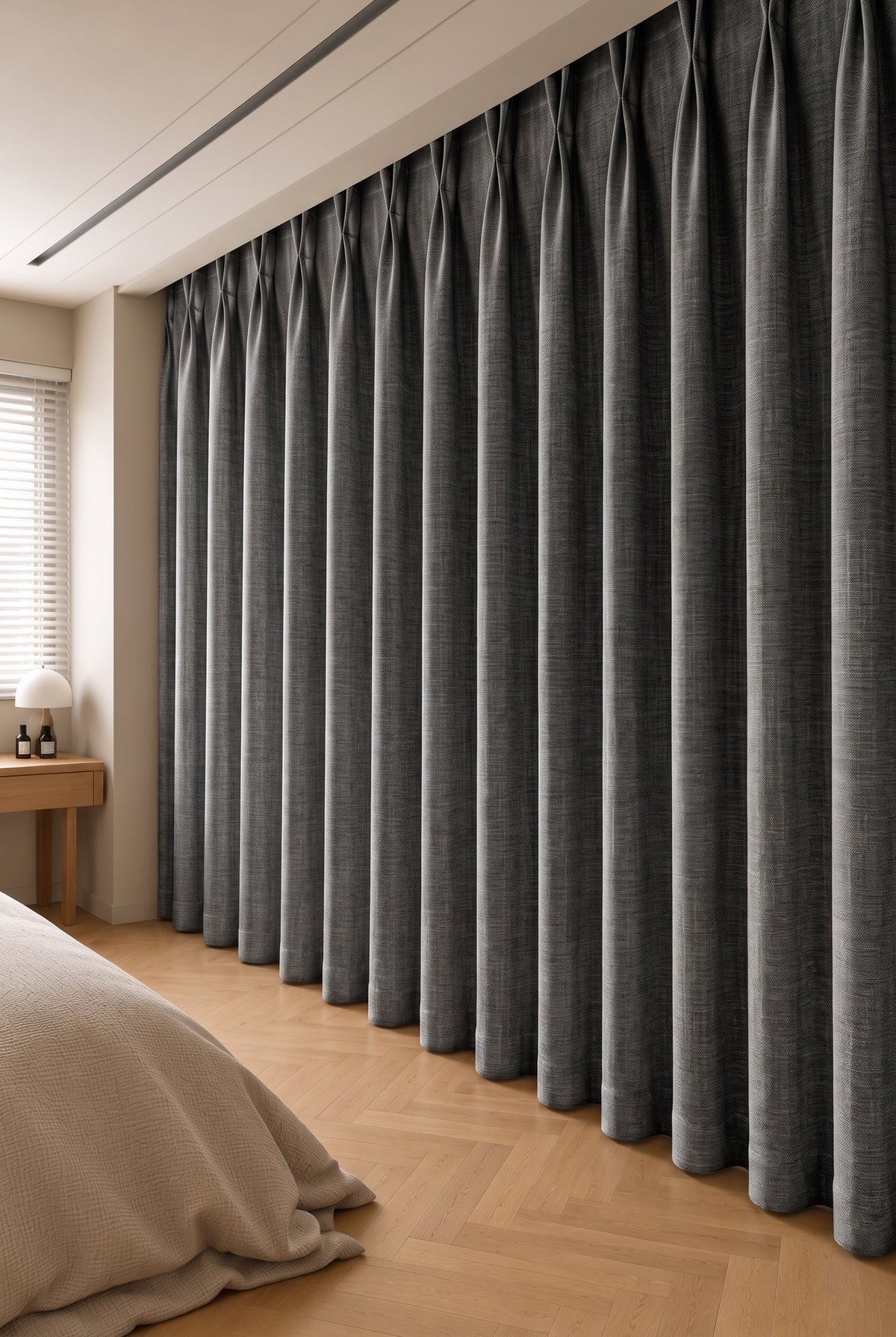 Curtis Graphite - Blackout Curtain