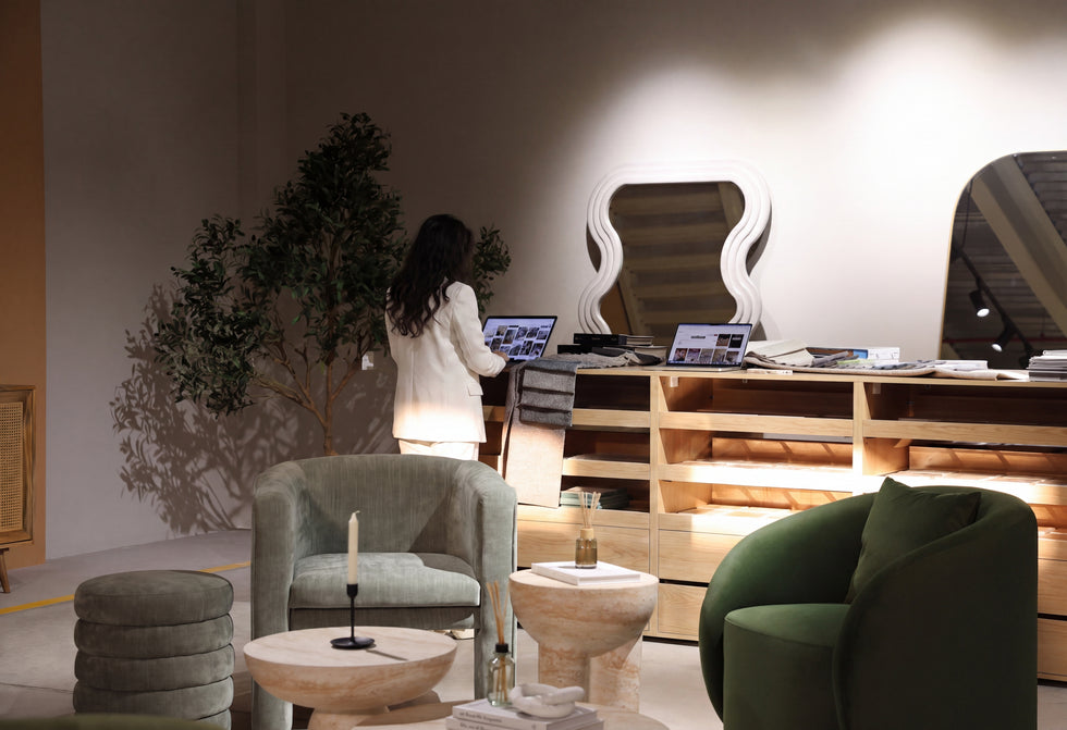 Homekode interior designer at work