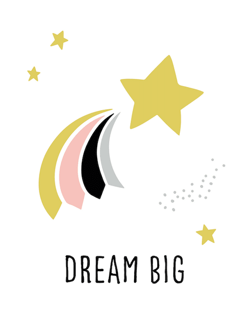 Dream Big Starburst Wall Art