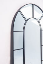 Black Window Arch Mirror (4 Sizes) Mirrors Homekode 