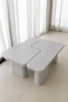 Eldrin Grey Microconcrete Coffee Table