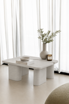 Eldrin Light Grey Microconcrete Coffee Table