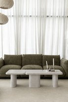 Eldrin Light Grey Microconcrete Coffee Table