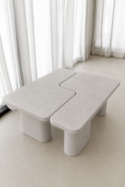 Eldrin Light Grey Microconcrete Coffee Table