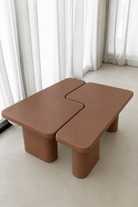 Eldrin Mocha Microconcrete Coffee Table