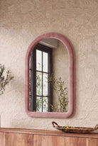 Elisia Pink Arch Wall Mirror