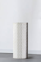 Emery White Marble Plinth