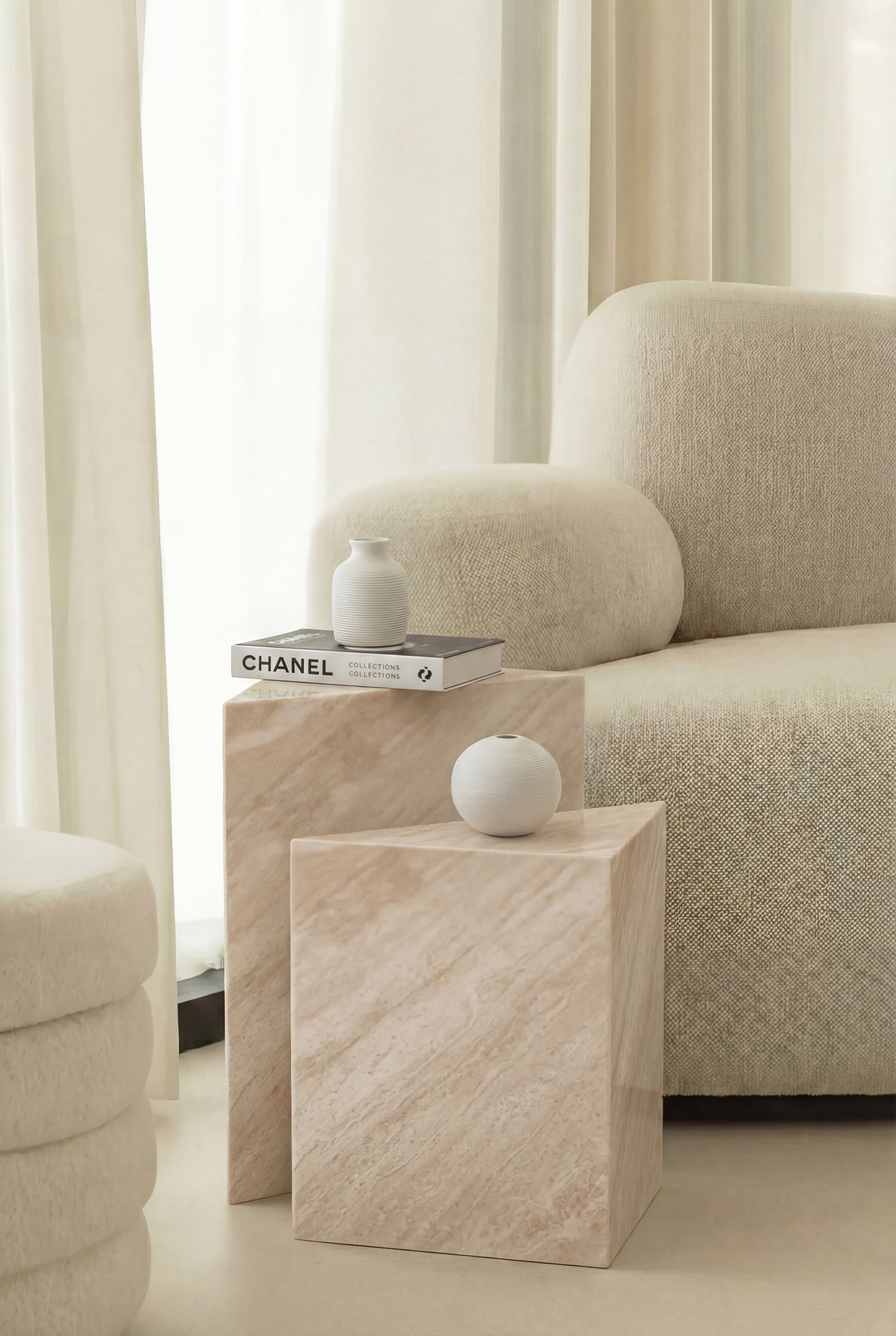 Ersa Travertine Plinth