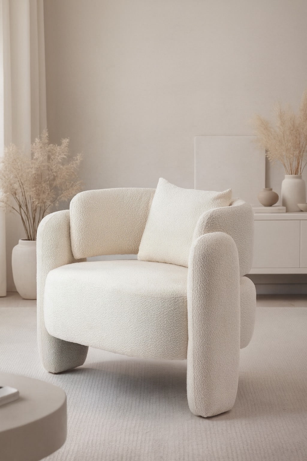 Evalina Boucle Sofa Chair