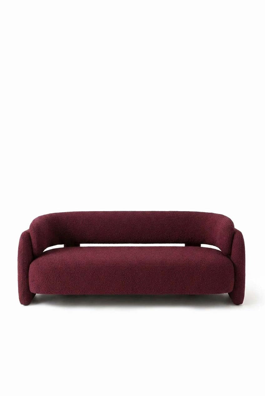 Evalina Mulberry 3 Seater Sofa