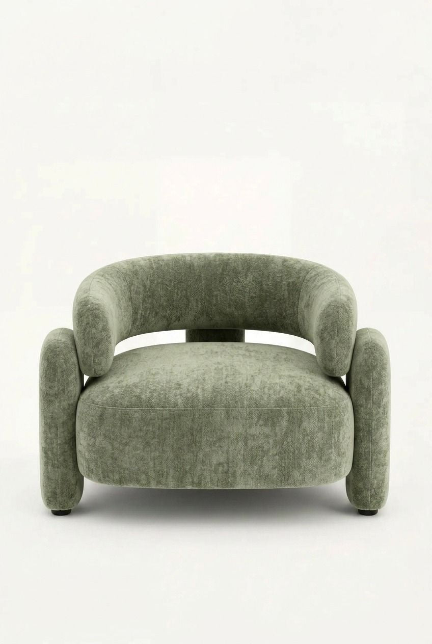 Evalina Pistachio Green Sofa Chair