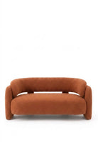 Evalina Warm Terracotta 2 Seater Sofa