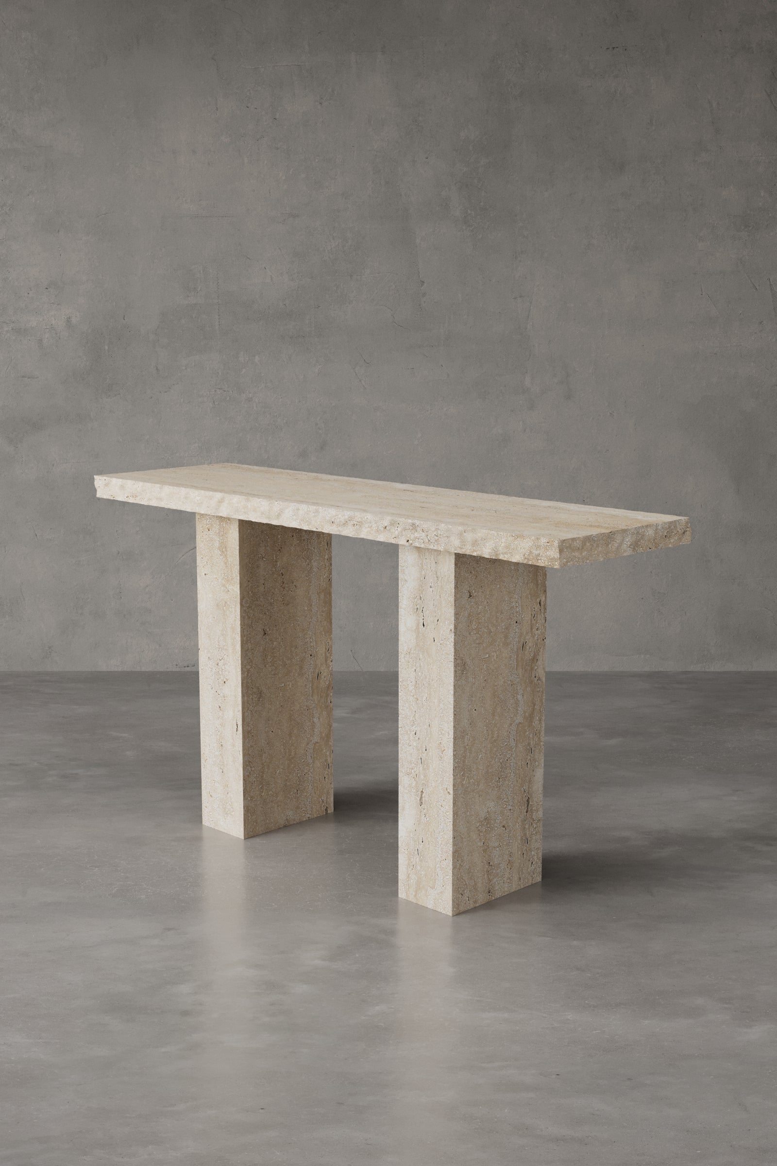 Ezile Travertine Classic Design Console