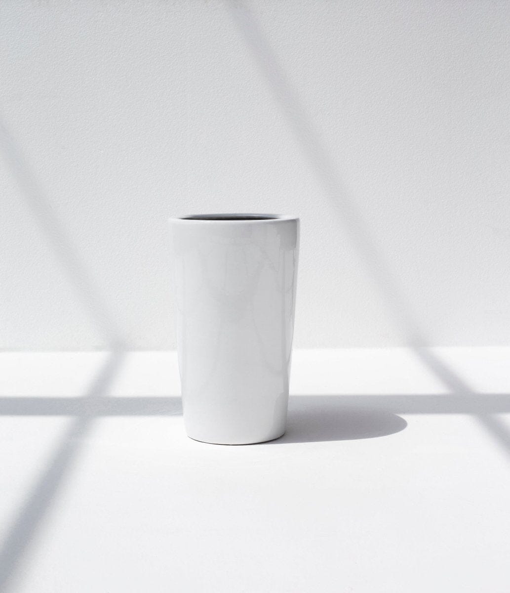 White Ceramic Pot (3 Sizes) FLO 