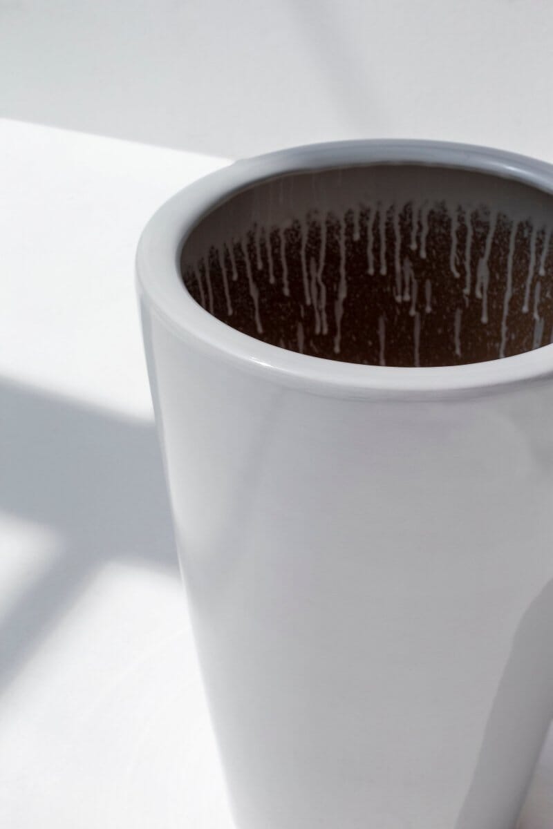 White Ceramic Pot (3 Sizes)